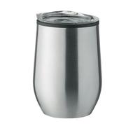 MidOcean Chin Chan Double Wall 350ml Tumbler - Matt Silver - One Size - Matt Silver - 100% Mixed