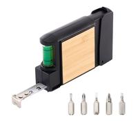 MidOcean Cinta Bamboo Tape Measure Set in Black MidOcean Black