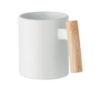 MidOcean Crenate Ceramic 320ml Mug - White - One Size - White