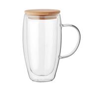 Midocean Existing Name Borosilicate Gl Double Wall 450Ml Mug Transparent (One Size)