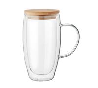 MidOcean Existing Name Borosilicate Glass Double Wall 450ml Mug - Transparent - One Size - Transparent