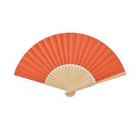 MidOcean Fanny Bamboo Handheld Fan in Orange MidOcean Orange