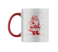 MidOcean Festimug Ceramic 300ml Mug - White/Red - One Size - White/Red