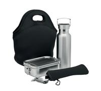 Midocean Ily Lunch Box Set Black (One Size)
