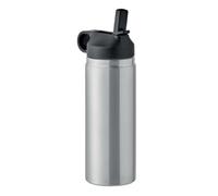 Midocean Ivalo Double Wall 500Ml Water Bottle Matt Silver (One Size)