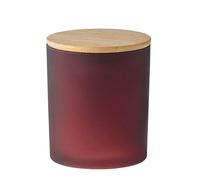 MidOcean Keops Cinnamon Plant-Based Scented Candle - Burgundy - One Size - Burgundy - 100% Mixed