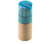 MidOcean Lambut Coloured Pencil (Pack of 12) in Blue MidOcean Blue