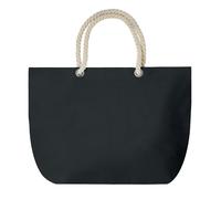 MidOcean Menorca Beach Shopper Bag - Black - Black - One Size