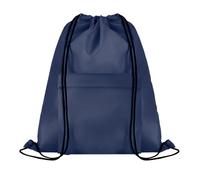 MidOcean Men's Pocket Shoop Polyester Drawstring Bag in Blue MidOcean Blue