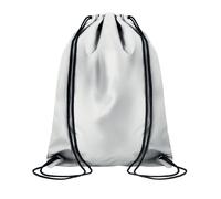 MidOcean Men's Shoop Reflective Drawstring Bag in Silver MidOcean Silver