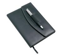MidOcean Nova A5 Notebook & PenOne Size Black MO1716