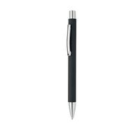 MidOcean Olympia Ballpoint Pen - Black - 14cm x 1.1cm - Black