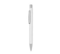 MidOcean Olympia Ballpoint Pen - White - 14cm x 1.1cm - White