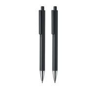 MidOcean Orwell Aluminium Pen Set Pack of 2 in Black MidOcean Black