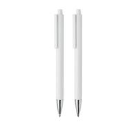 Midocean Orwell Recycled Aluminium Pen Set (Pack Of 2) White (One Size)