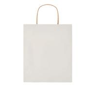 Midocean Paper Tone Paper Gift Bag White (40Cm X 32Cm X 12Cm)