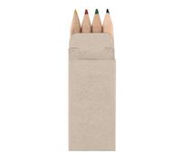 MidOcean Petit Abigail Mini Coloured Pencil (Pack of 4) MidOcean Multicolor