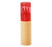 Midocean Petit Lambut Coloured Pencil (Pack Of 6) Transparent Red (One Size)