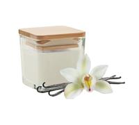 MidOcean Pila Vanilla Square Bamboo Scented Candle (One Size) (White)