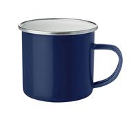 MidOcean Plateado Enamelled Metal 350ml Mug - Blue - One Size - Blue