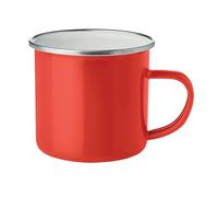 MidOcean Plateado Enamelled Metal 350ml Mug - Red - One Size - Red
