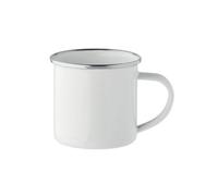 Midocean Plateado S Enamel Sublimation 200Ml Mug White (One Size)