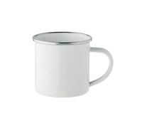 MidOcean Plateado S Enamel Sublimation 200ml Mug - White - One Size - White