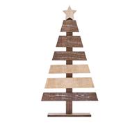 MidOcean Puinen Wooden Christmas Tree Dration in Cream MidOcean Cream