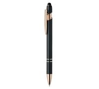 MidOcean Scribble Recycled Aluminium Ballpoint Pen - Black - 1cm x 14.3cm x 1cm - Black