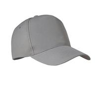 MidOcean Senga RPET 5 Panel Baseball Cap - Grey - Grey - One Size - 100% Mixed