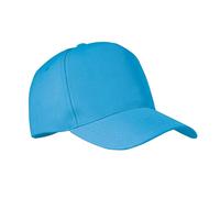 MidOcean Senga RPET 5 Panel Baseball Cap - Turquoise - Turquoise - One Size - 100% Mixed