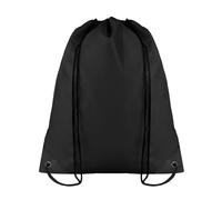 MidOcean Shoop Polyester 190T Drawstring Bag - Black - One Size - Black