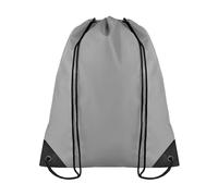 MidOcean Shoop Polyester 190T Drawstring Bag - Grey - One Size - Grey