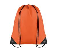 MidOcean Shoop Polyester 190T Drawstring Bag - Orange - One Size - Orange
