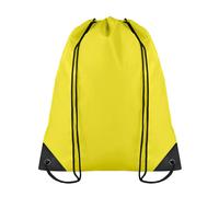MidOcean Shoop Polyester 190T Drawstring Bag - Yellow - One Size - Yellow