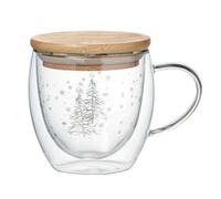 Midocean Sian Borosilicate Gl Double Wall 220Ml Mug Transparent (One Size)