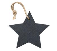 MidOcean Slatestar Slate Star Christmas Hanging Dration in Black MidOcean Black
