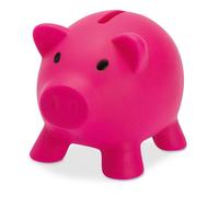 MidOcean Softco Piggy Bank - Fuchsia - One Size - Fuchsia - 100% Mixed
