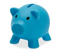 MidOcean Softco Piggy Bank - Turquoise - One Size - Turquoise - 100% Mixed