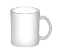 MidOcean Sublimatt Glass Sublimation 300ml Mug in Off-White MidOcean Off-White