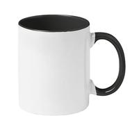 MidOcean Sublimcoly Two Tone Sublimation 300ml Mug - White/Black - One Size - White/Black