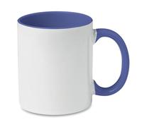 MidOcean Sublimcoly Two Tone Sublimation 300ml Mug - White/Violet - One Size - White/Violet - 100% Mixed