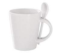 Midocean Sublimkonik Sublimation 300Ml Mug & Spoon Set White (One Size)