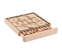 MidOcean SUDOKU Wooden Board Game in Cream MidOcean Cream