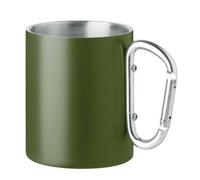 Midocean Tba Metal Double Wall 300Ml Mug Dark Green (One Size)