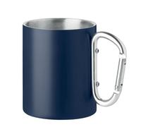 Midocean Tba Metal Double Wall 300Ml Mug French Navy (One Size)