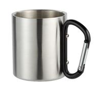 Midocean Tbo Metal Carabiner Clip Mug Black (One Size)