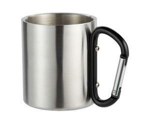 Midocean Tbo Metal Carabiner Clip Mug Black (One Size)