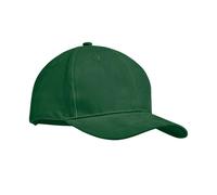 MidOcean Tekapo Heavy Brushed Cotton Baseball Cap - Dark Green - Dark Green - One Size - 100% Heavy Brushed Cotton
