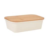 MidOcean Thursday Bamboo 1L Lunch Box in Beige MidOcean Beige One Size